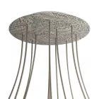  Round XXL Rose-One 12-hole and 4-side hole ceiling rose set, 400 mm - PROMO