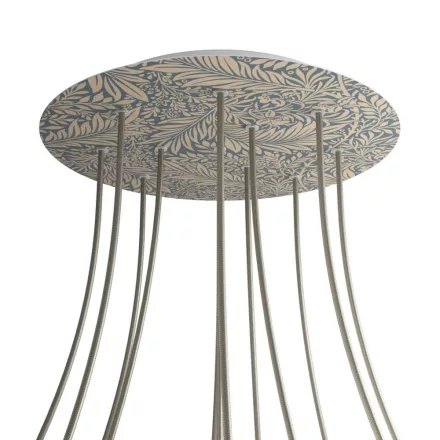 Round XXL Rose-One 12-hole and 4-side hole ceiling rose set, 400 mm - PROMO