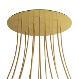   Round XXL Rose-One 14-hole and 4-side hole ceiling rosette set, 400 mm