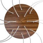 Round XXL Rose-One 14-hole and 4-side hole ceiling rosette set, 400 mm