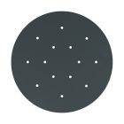 Round XXL Rose-One 14-hole and 4-side hole ceiling rosette set, 400 mm