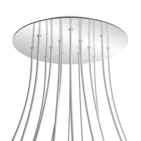   Round XXL Rose-One 14-hole and 4-side hole ceiling rosette set, 400 mm