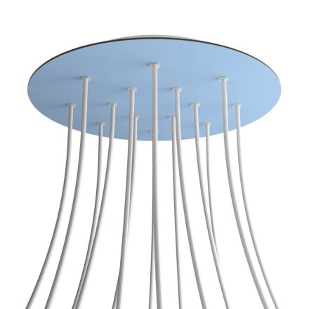 Round XXL Rose-One 14-hole and 4-side hole ceiling rosette set, 400 mm