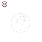 Round XXL Rose-One 14-hole and 4-side hole ceiling rosette set, 400 mm