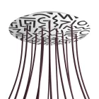  Round XXL Rose-One 14-hole and 4-side hole ceiling rose set, 400 mm - PROMO