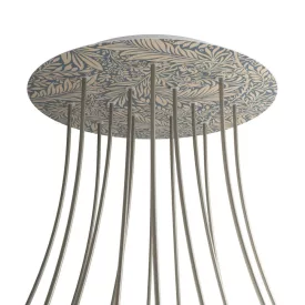    Round XXL Rose-One 14-hole and 4-side hole ceiling rose set, 400 mm - PROMO