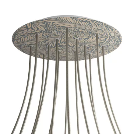  Round XXL Rose-One 14-hole and 4-side hole ceiling rose set, 400 mm - PROMO