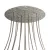  Round XXL Rose-One 14-hole and 4-side hole ceiling rose set, 400 mm - PROMO