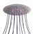  Round XXL Rose-One 14-hole and 4-side hole ceiling rose set, 400 mm - PROMO