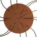 Round XXL Rose-One 15-hole and 4-side hole ceiling rosette set, 400 mm