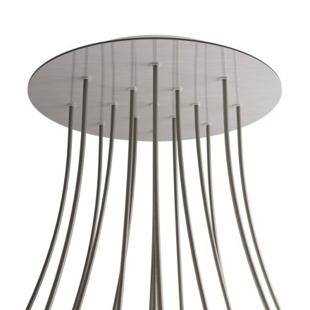 Round XXL Rose-One 15-hole and 4-side hole ceiling rosette set, 400 mm