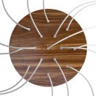 Round XXL Rose-One 15-hole and 4-side hole ceiling rosette set, 400 mm