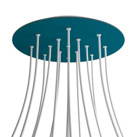   Round XXL Rose-One 15-hole and 4-side hole ceiling rosette set, 400 mm