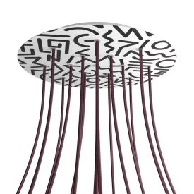    Round XXL Rose-One 15-hole and 4-side hole ceiling rose set, 400 mm - PROMO