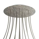  Round XXL Rose-One 15-hole and 4-side hole ceiling rose set, 400 mm - PROMO