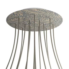    Round XXL Rose-One 15-hole and 4-side hole ceiling rose set, 400 mm - PROMO