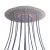 Round XXL Rose-One 15-hole and 4-side hole ceiling rose set, 400 mm - PROMO