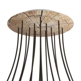    Round XXL Rose-One 15-hole and 4-side hole ceiling rose set, 400 mm - PROMO