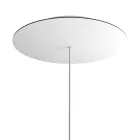 Round XXL Rose-One ceiling rose set with 1 hole and 4 side holes, 400 mm