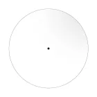 Round XXL Rose-One ceiling rose set with 1 hole and 4 side holes, 400 mm