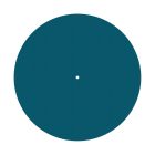 Round XXL Rose-One ceiling rose set with 1 hole and 4 side holes, 400 mm