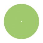 Round XXL Rose-One ceiling rose set with 1 hole and 4 side holes, 400 mm