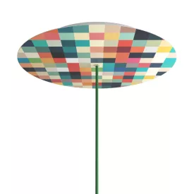    Round XXL Rose-One ceiling rose set with 1 hole and 4 side holes, 400 mm - PROMO