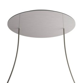   Round XXL Rose-One 2-hole and 4-side hole ceiling rosette set, 400 mm