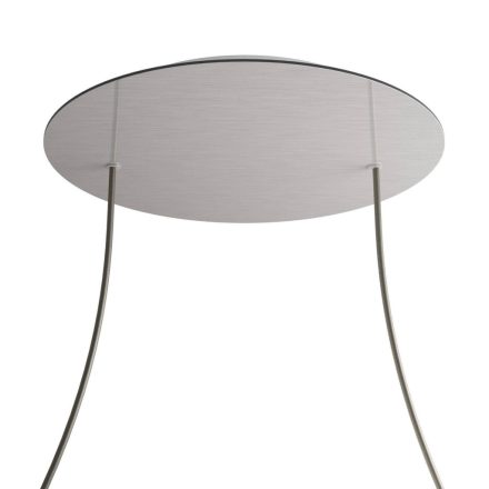 Round XXL Rose-One 2-hole and 4-side hole ceiling rosette set, 400 mm