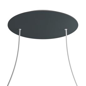   Round XXL Rose-One 2-hole and 4-side hole ceiling rosette set, 400 mm