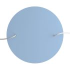 Round XXL Rose-One 2-hole and 4-side hole ceiling rosette set, 400 mm