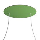 Round XXL Rose-One 2-hole and 4-side hole ceiling rosette set, 400 mm