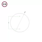  Round XXL Rose-One 2-hole and 4-side hole ceiling rose set, 400 mm - PROMO