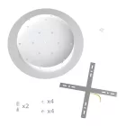  Round XXL Rose-One 2-hole and 4-side hole ceiling rose set, 400 mm - PROMO