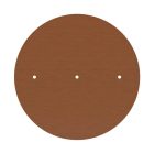Round XXL Rose-One 3-row and 4-sided perforated ceiling rosette set, 400 mm