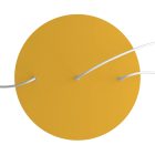 Round XXL Rose-One 3-row and 4-sided perforated ceiling rosette set, 400 mm