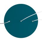 Round XXL Rose-One 3-row and 4-sided perforated ceiling rosette set, 400 mm