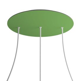   Round XXL Rose-One 3-row and 4-sided perforated ceiling rosette set, 400 mm