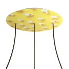  Round XXL Rose-One 3-row perforated and 4-sided perforated ceiling rose set, 400 mm - PROMO