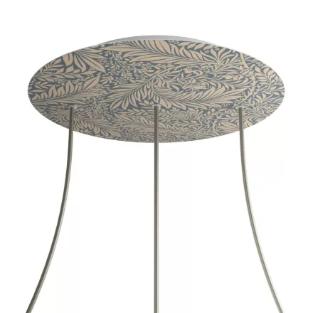  Round XXL Rose-One 3-row perforated and 4-sided perforated ceiling rose set, 400 mm - PROMO