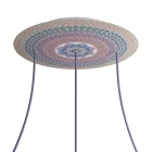  Round XXL Rose-One 3-row perforated and 4-sided perforated ceiling rose set, 400 mm - PROMO