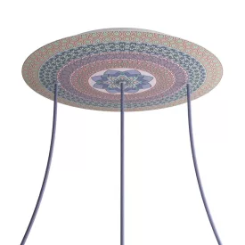    Round XXL Rose-One 3-row perforated and 4-sided perforated ceiling rose set, 400 mm - PROMO