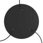 Round XXL Rose-One 3-hole and 4-side hole ceiling rosette set, 400 mm