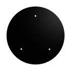 Round XXL Rose-One 3-hole and 4-side hole ceiling rosette set, 400 mm