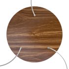 Round XXL Rose-One 3-hole and 4-side hole ceiling rosette set, 400 mm