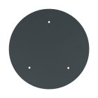 Round XXL Rose-One 3-hole and 4-side hole ceiling rosette set, 400 mm