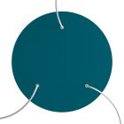 Round XXL Rose-One 3-hole and 4-side hole ceiling rosette set, 400 mm