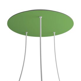   Round XXL Rose-One 3-hole and 4-side hole ceiling rosette set, 400 mm