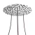  Round XXL Rose-One 3-hole and 4-side hole ceiling rose set, 400 mm - PROMO