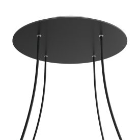   Round XXL Rose-One 4-hole and 4-side hole ceiling rosette set, 400 mm